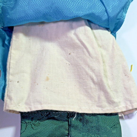 Vintage Chinese Opera Hand Puppet Porcelain Paper Mache Painted Thai Bali 12.5" - Picture 12 of 13